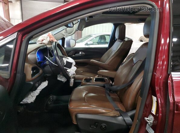 2C4RC1GG8HR517670 2017 CHRYSLER PACIFICA Burgundy Widok wnętrza z przodu