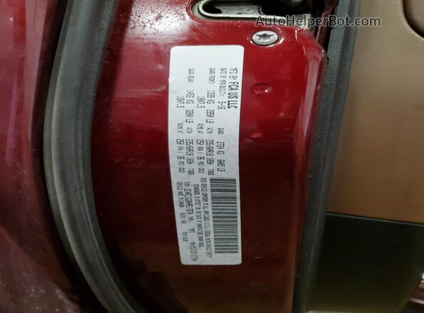 2C4RC1GG8HR517670 2017 CHRYSLER PACIFICA Burgundy Widok wnętrza 360 stopni