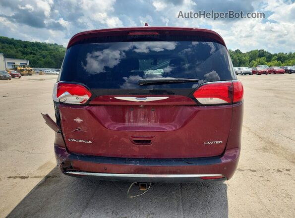 2C4RC1GG8JR170900 2018 CHRYSLER PACIFICA Burgundy Rear view