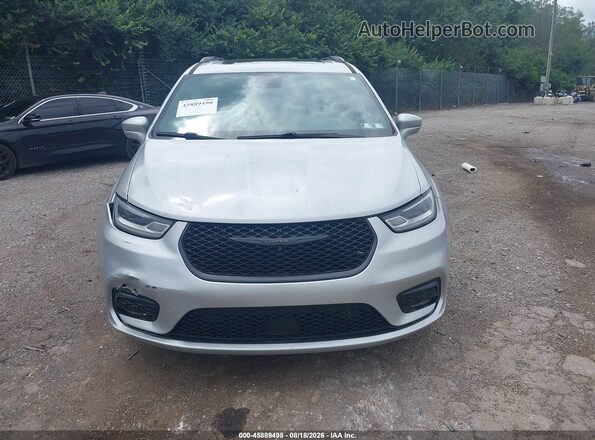 2C4RC1GG8NR166660 2022 CHRYSLER PACIFICA Silver ხელსაწყოთა პანელის ხედი