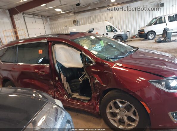 2C4RC1GG9HR785966 2017 CHRYSLER PACIFICA Red უკანა სალონის ხედი