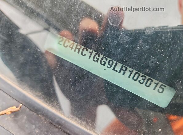 2C4RC1GG9LR103015 2020 CHRYSLER PACIFICA White VIN კოდის სტიკერის ხედი