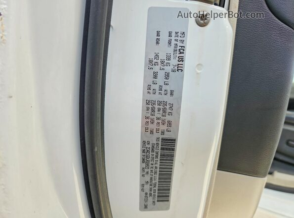 2C4RC1GGXJR320523 2018 CHRYSLER PACIFICA White Widok naklejki z numerem VIN