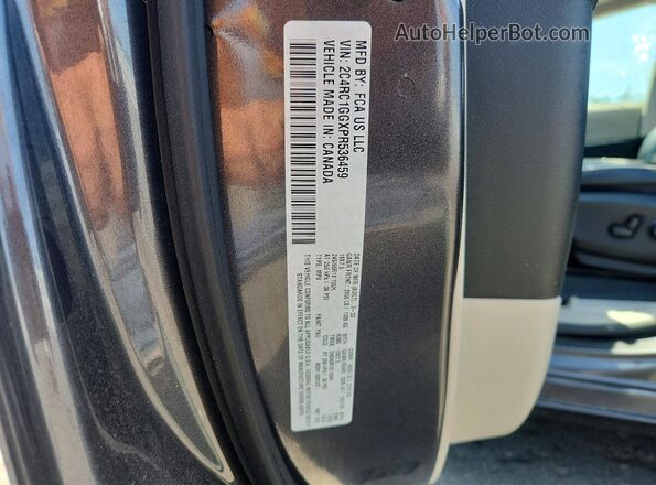 2C4RC1GGXPR536459 2023 CHRYSLER PACIFICA Угольный Вид наклейки с VIN-кодом