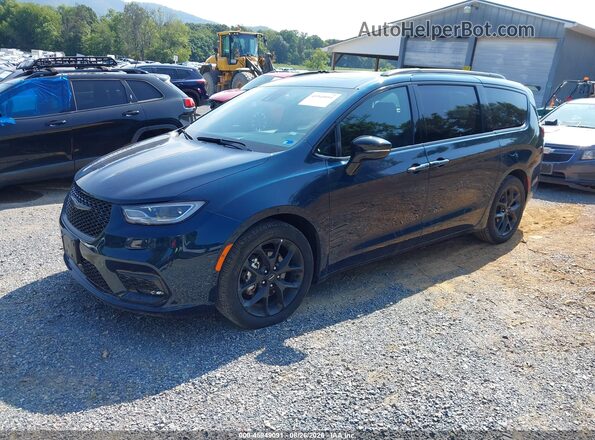 2C4RC1GGXSR512378 2025 CHRYSLER PACIFICA Blue Przód lewy