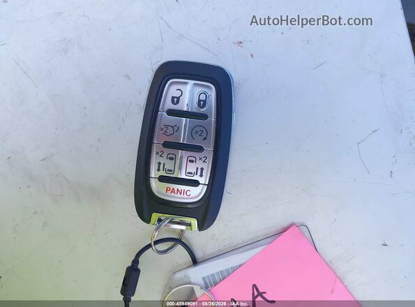 2C4RC1GGXSR512378 2025 CHRYSLER PACIFICA Blue Widok deski rozdzielczej