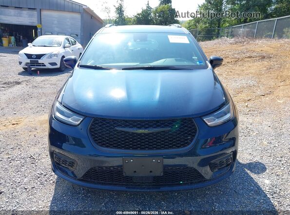 2C4RC1GGXSR512378 2025 CHRYSLER PACIFICA Blue Widok zestawu wskaźników