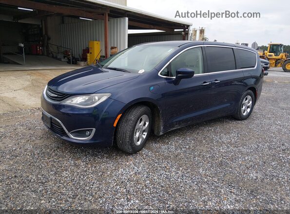 2C4RC1H71JR332980 2018 CHRYSLER PACIFICA Blue წინა მარცხენა ხედი სამი მეოთხედიდან