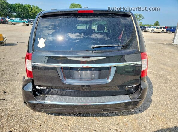 2C4RC1JG4GR304139 2016 CHRYSLER TOWN Black Rear view