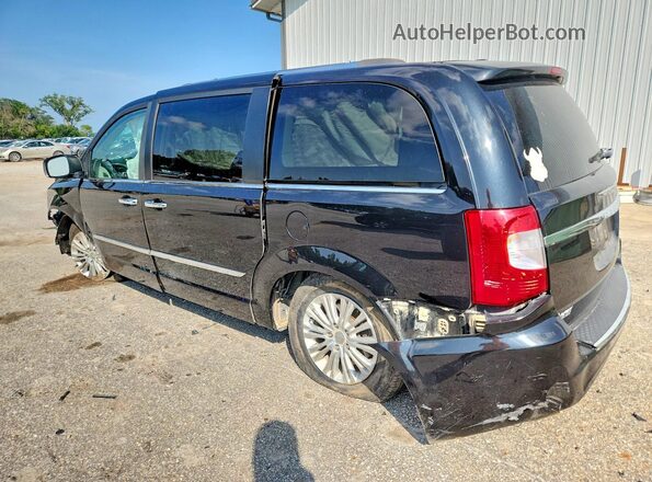 2C4RC1JG4GR304139 2016 CHRYSLER TOWN Black Rear left