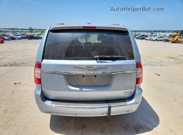 2C4RC1JG9GR232256 2016 CHRYSLER TOWN Blue Հետևի տեսք