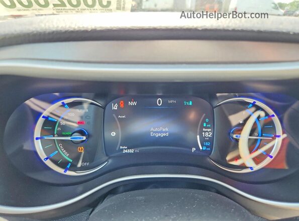 2C4RC1L72PR611919 2023 CHRYSLER PACIFICA Blue Սարքավորումների վահանակի տեսք
