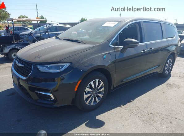 2C4RC1L73NR207511 2022 CHRYSLER PACIFICA Black Առջևի ձախ երեք քառորդ տեսարան