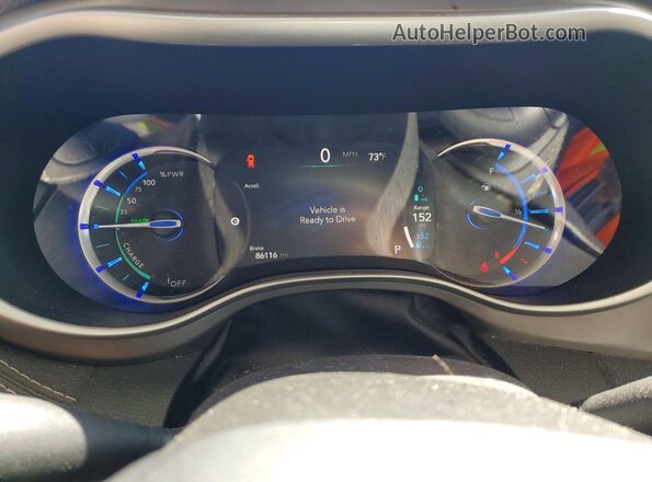 2C4RC1L75PR626611 2023 CHRYSLER PACIFICA Black Vista del cuadro de instrumentos