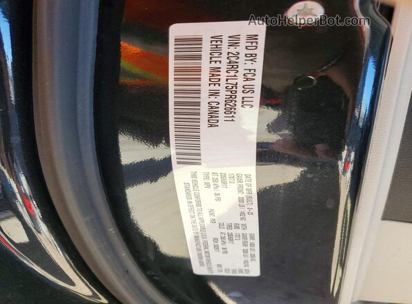 2C4RC1L75PR626611 2023 CHRYSLER PACIFICA Black Vista interior de 360 grados