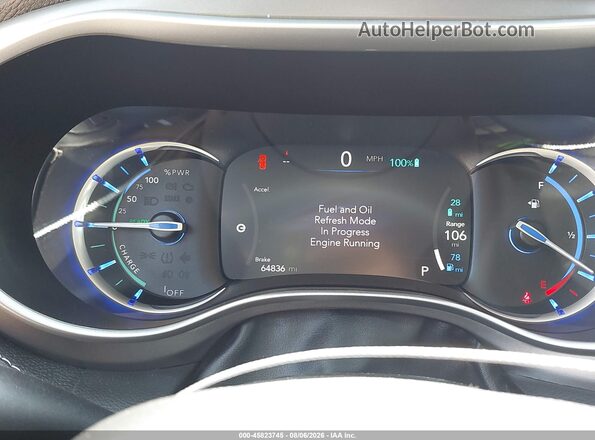 2C4RC1L77PR572812 2023 CHRYSLER PACIFICA Gray Vista de los asientos traseros