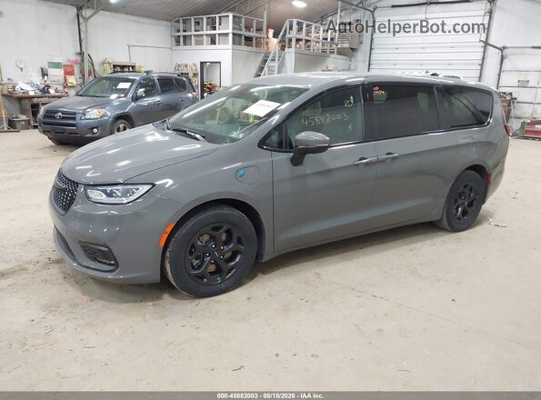 2C4RC1L77PR609177 2023 CHRYSLER PACIFICA Gray Передня ліва чверть