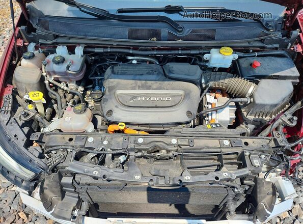 2C4RC1N72MR548426 2021 CHRYSLER PACIFICA Red Widok komory silnika