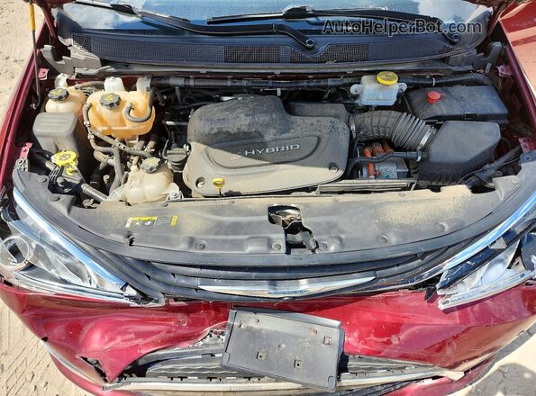 2C4RC1N79KR509040 2019 CHRYSLER PACIFICA Red Widok komory silnika