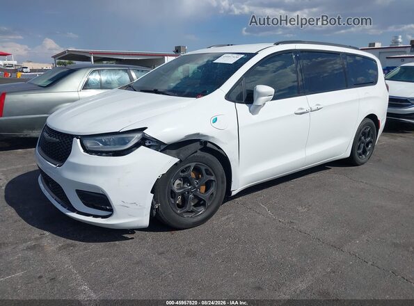2C4RC1R77MR540574 2021 CHRYSLER PACIFICA White Vista tres cuartos delantera izquierda