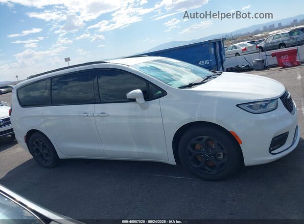 2C4RC1R77MR540574 2021 CHRYSLER PACIFICA White Vista interior trasera