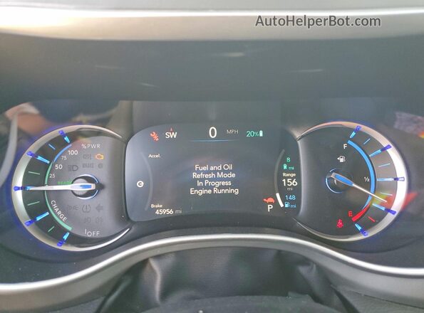 2C4RC1S70SR500201 2025 CHRYSLER PACIFICA Белый Вид щитка приборов