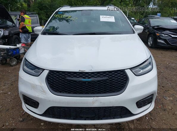 2C4RC1S72MR517794 2021 CHRYSLER PACIFICA Белый Вид щитка приборов