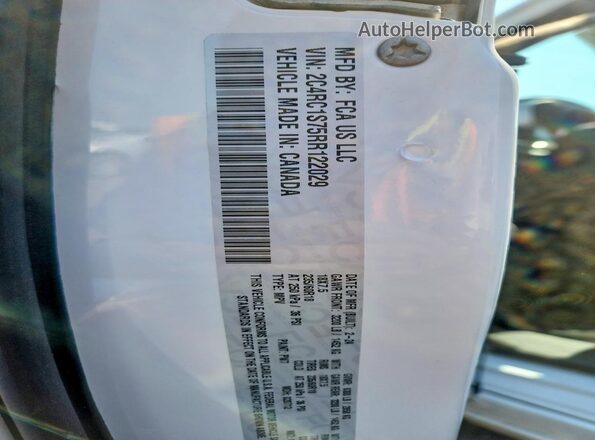 2C4RC1S75RR122029 2024 CHRYSLER PACIFICA White Панорамний вид салону 360°