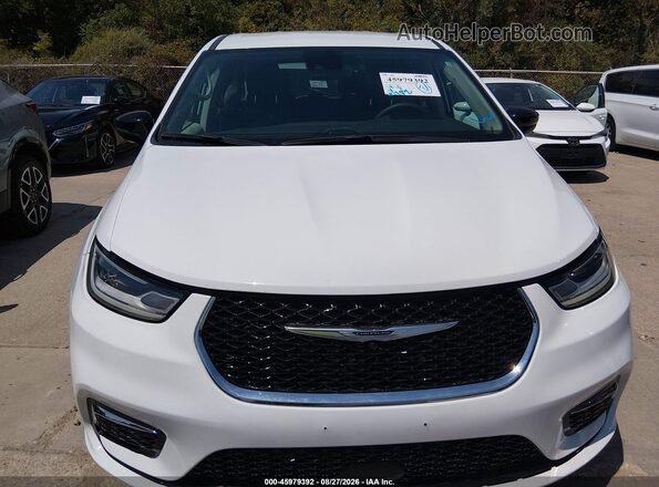 2C4RC1S75RR153796 2024 CHRYSLER PACIFICA White Widok zestawu wskaźników