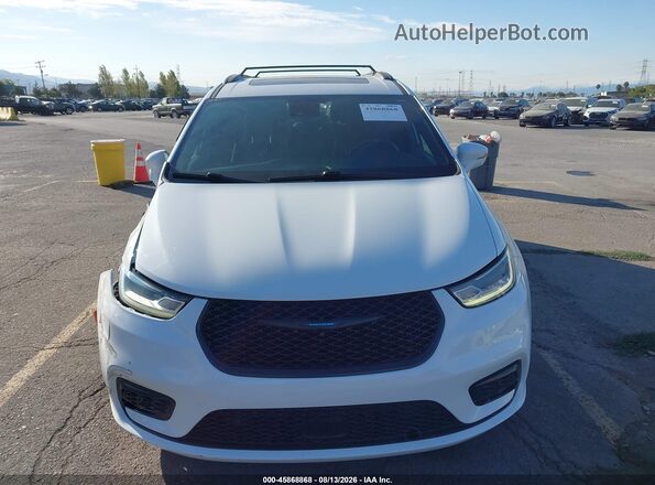 2C4RC1S78MR507609 2021 CHRYSLER PACIFICA White ხელსაწყოთა პანელის ხედი