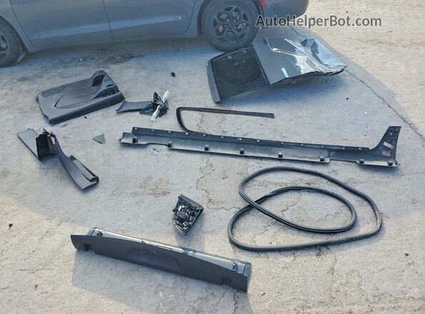 2C4RC1S79MR586529 2021 CHRYSLER PACIFICA Gray VIN კოდის სტიკერის ხედი