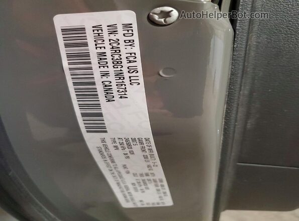 2C4RC3BG1NR167314 2022 CHRYSLER PACIFICA Gray VIN sticker view