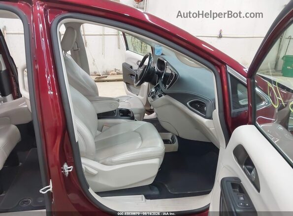 2C4RC3BG6MR591795 2021 CHRYSLER PACIFICA Red Widok wnętrza z przodu
