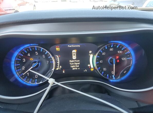 2C4RC3BG9NR174821 2022 CHRYSLER PACIFICA White Instrument cluster view