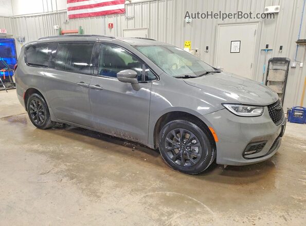 2C4RC3FG2MR529952 2021 CHRYSLER PACIFICA Gray Delantero derecho