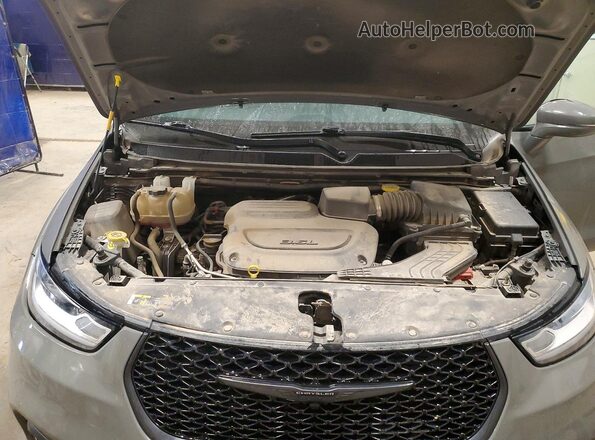 2C4RC3FG2MR529952 2021 CHRYSLER PACIFICA Gray Vista del compartimento del motor