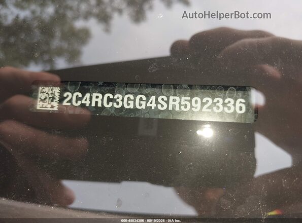 2C4RC3GG4SR592336 2025 CHRYSLER PACIFICA Dark Blue Vista del compartimento del motor