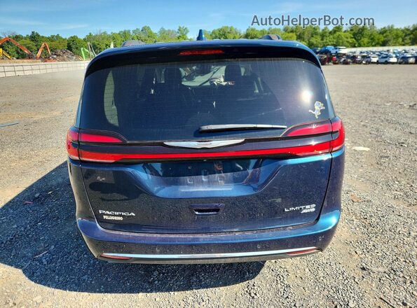 2C4RC3GG5NR119873 2022 CHRYSLER PACIFICA Blue Widok z tyłu