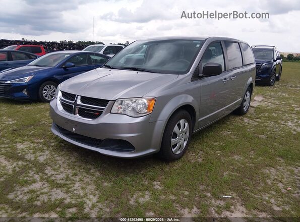 2C4RDGBG2JR288643 2018 DODGE GRAND CARAVAN Silver Передня ліва чверть
