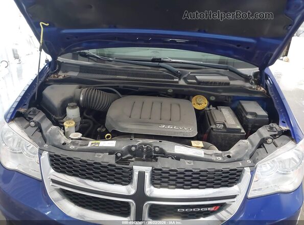 2C4RDGBG6JR238909 2018 DODGE GRAND CARAVAN Blue Vista trasera