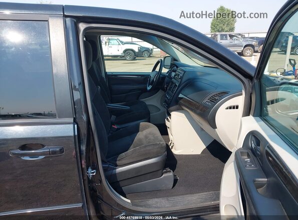 2C4RDGBG7GR151853 2016 DODGE GRAND CARAVAN Black Вид салону спереду