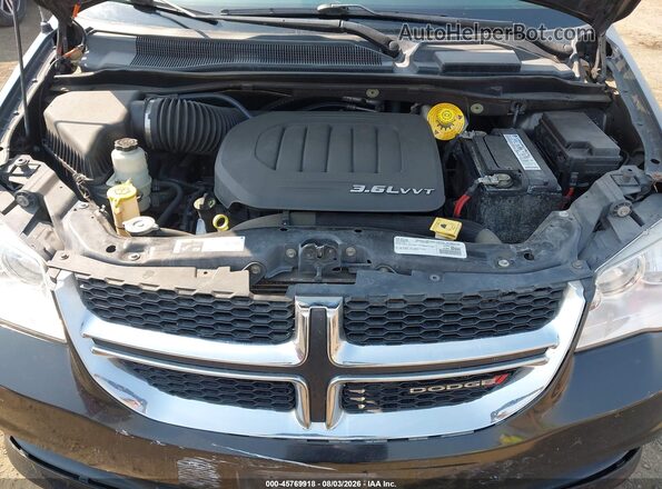2C4RDGBG7GR151853 2016 DODGE GRAND CARAVAN Black Вид ззаду