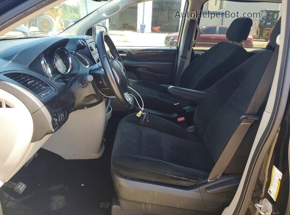 2C4RDGBG7GR235803 2016 DODGE GRAND Серый Вид салона спереди