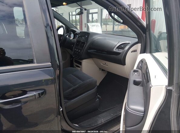 2C4RDGBG7GR383904 2016 DODGE GRAND CARAVAN Black Вид салону спереду