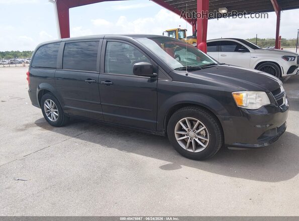 2C4RDGBG7GR383904 2016 DODGE GRAND CARAVAN Black Вид задньої частини салону