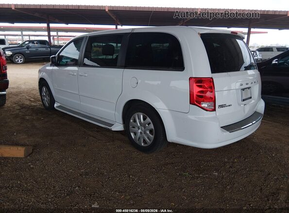2C4RDGBG7GR398838 2016 DODGE GRAND CARAVAN White Rear left