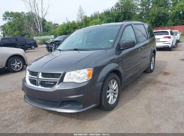 2C4RDGCG0GR195031 2016 DODGE GRAND CARAVAN Gray Vista tres cuartos delantera izquierda