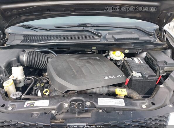 2C4RDGCG0GR195031 2016 DODGE GRAND CARAVAN Gray Vista trasera