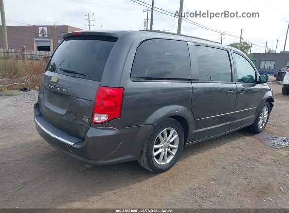 2C4RDGCG0GR195031 2016 DODGE GRAND CARAVAN Gray Trasero derecho