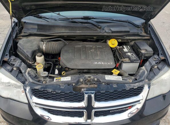 2C4RDGCG0GR318407 2016 DODGE GRAND Черный Вид подкапотного пространства